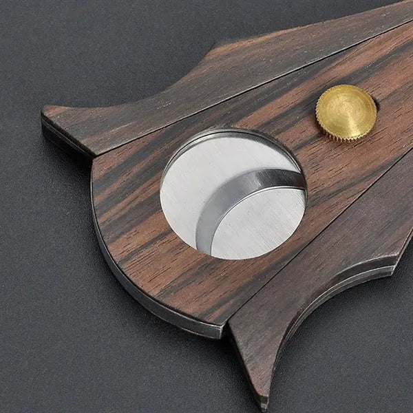Portable Stainless Steel Double Blade Cigar Cutter Tool