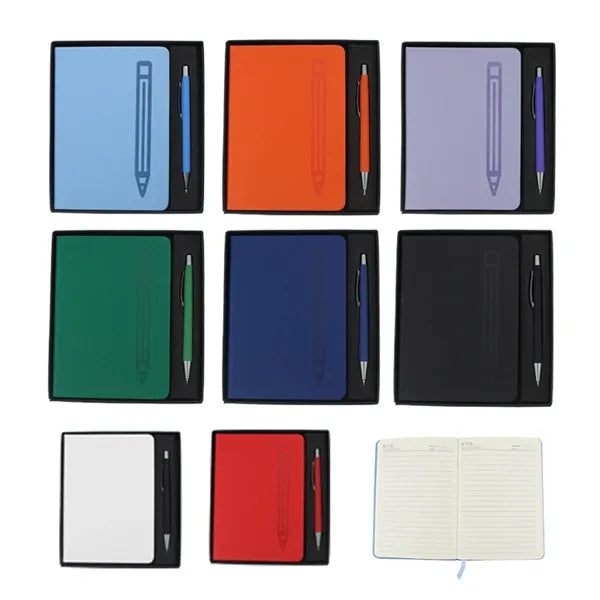 Creative Journal Pen Gift Set w/ Magnetic Placement