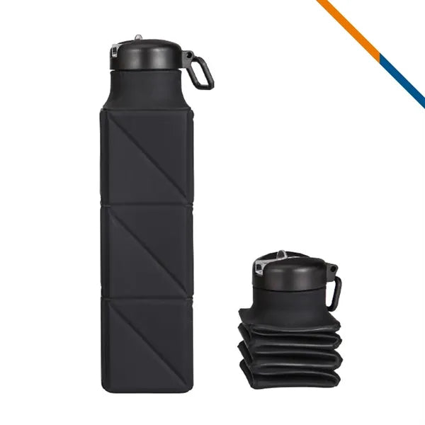 Kenneth Silicone Collapsible Water Bottle - 22 OZ.