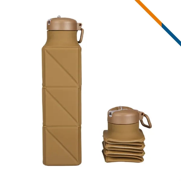 Kenneth Silicone Collapsible Water Bottle - 22 OZ.