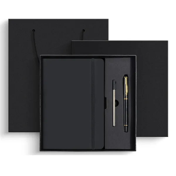 3-Piece PU Leather Journal Pen Gift Set w/ Refill