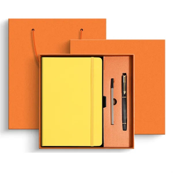 3-Piece PU Leather Journal Pen Gift Set w/ Refill