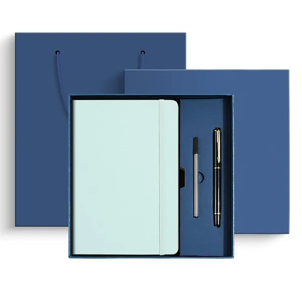 3-Piece PU Leather Journal Pen Gift Set w/ Refill