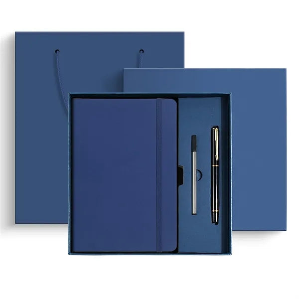 3-Piece PU Leather Journal Pen Gift Set w/ Refill