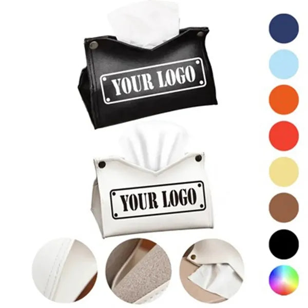 PU Leather Tissue Holder