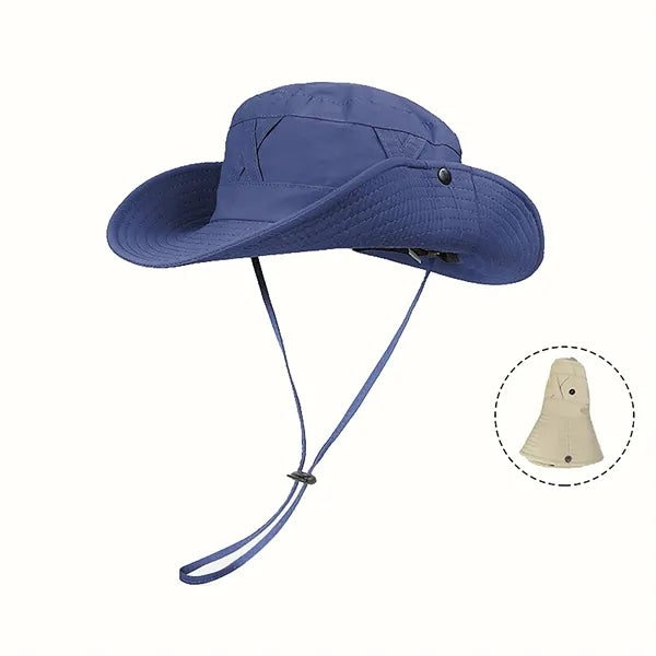 Wide Brim Packable UPF50 Cowboy Hat