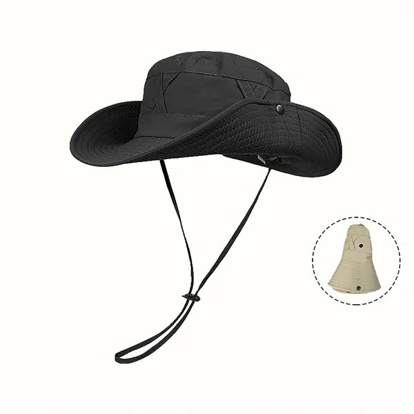 Wide Brim Packable UPF50 Cowboy Hat