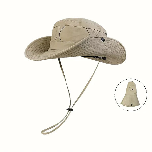 Wide Brim Packable UPF50 Cowboy Hat