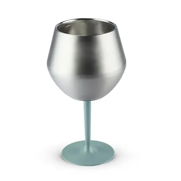 14oz stainless steel wine glass