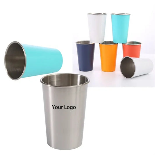 Single-Layer Stainless Steel Pint Cup