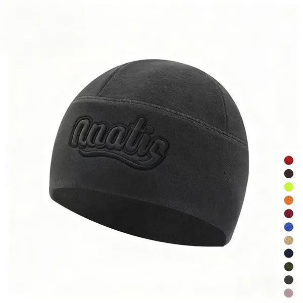 Men's outdoor warm windproof fleece hat
