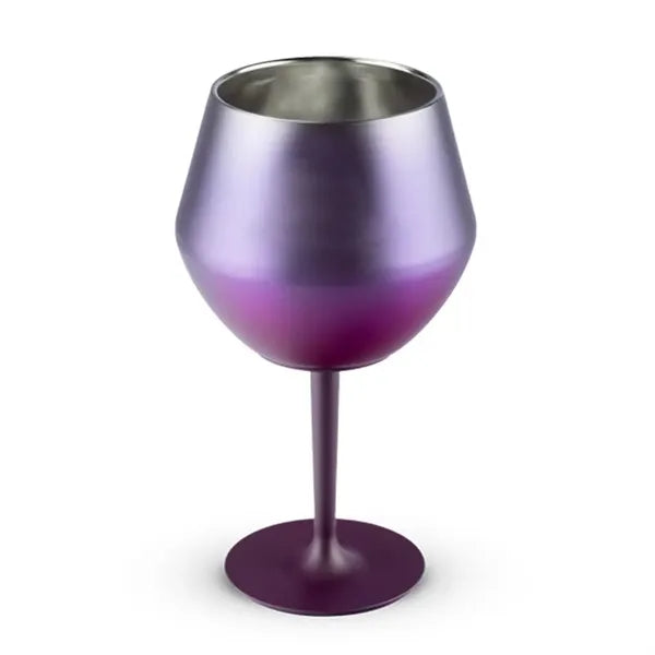 14oz stainless steel wine glass