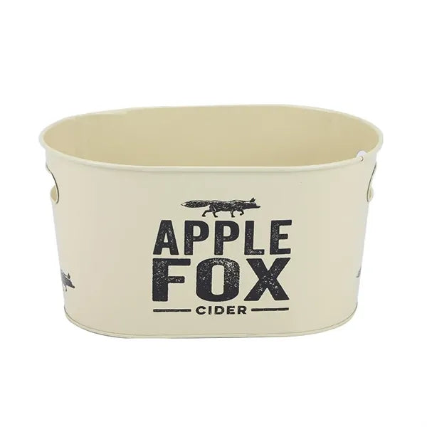 4 Gallon Galvanized Ice Bucket Tubs Metal Beverage Cooler