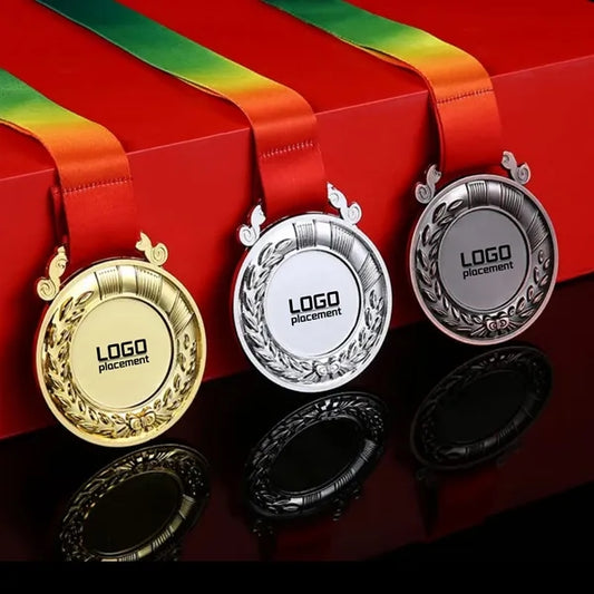 Pieces Gold Award Medals-Winner Medals Gold Prizes