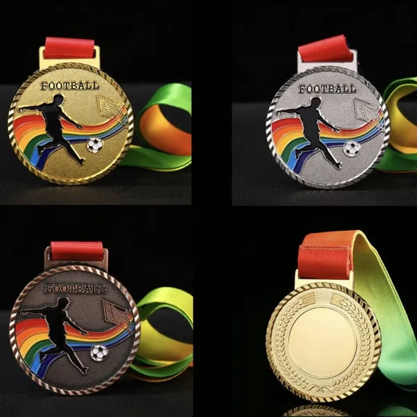 Pieces Gold Award Medals-Winner Medals Gold Prizes