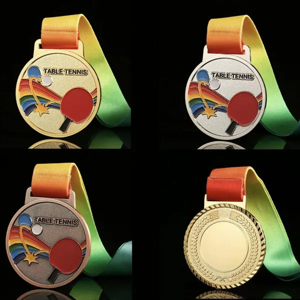 Pieces Gold Award Medals-Winner Medals Gold Prizes