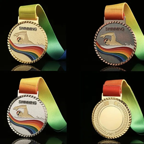 Pieces Gold Award Medals-Winner Medals Gold Prizes