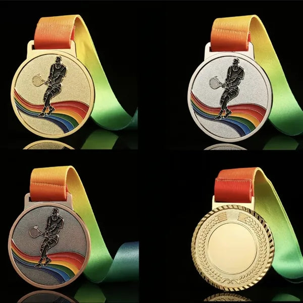 Pieces Gold Award Medals-Winner Medals Gold Prizes