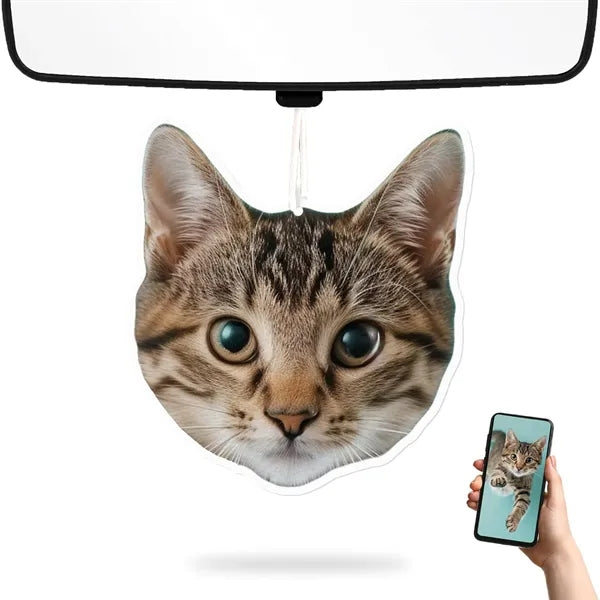 Die Cut Shape Custom Full Color Printed Air Freshener