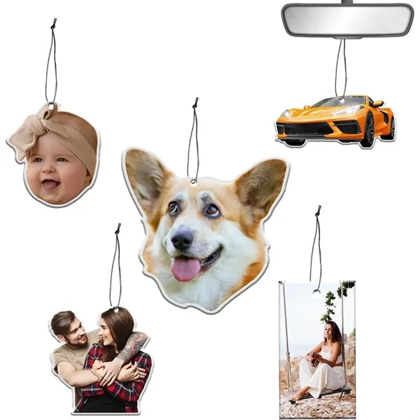 Die Cut Shape Custom Full Color Printed Air Freshener