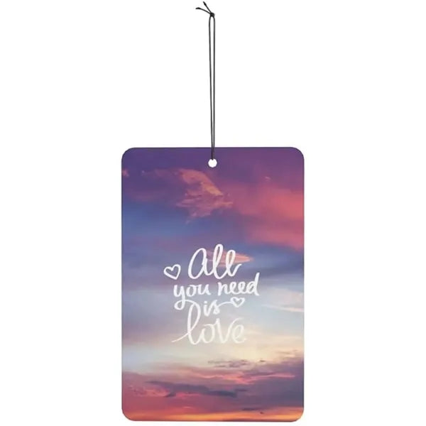 Die Cut Shape Custom Full Color Printed Air Freshener