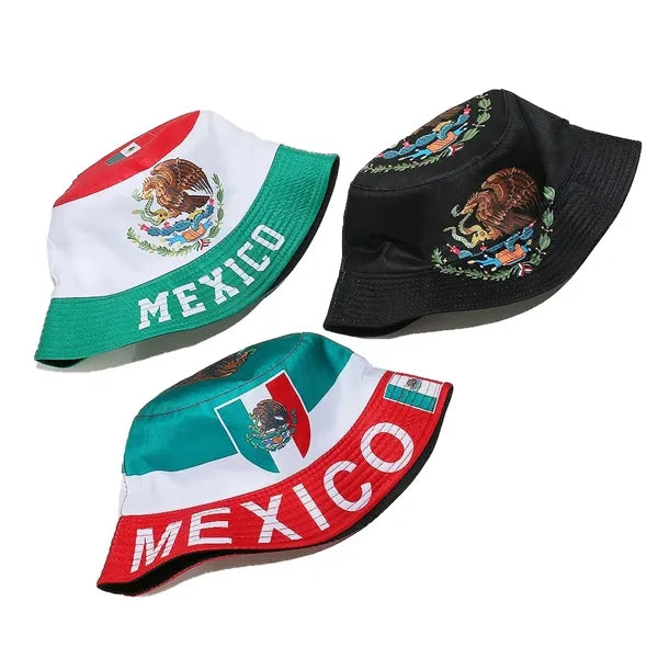 World Cup Bucket Hat Mexican Flag Soccer