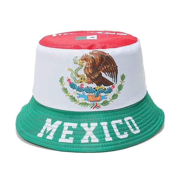 World Cup Bucket Hat Mexican Flag Soccer