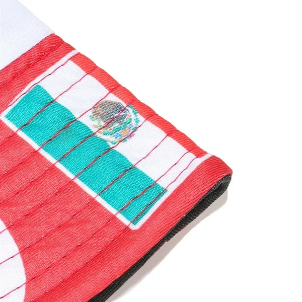 World Cup Bucket Hat Mexican Flag Soccer