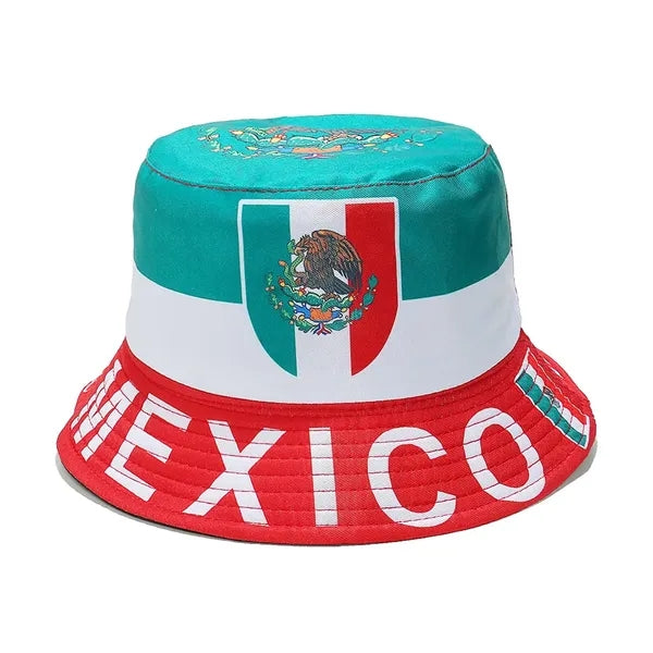 World Cup Bucket Hat Mexican Flag Soccer