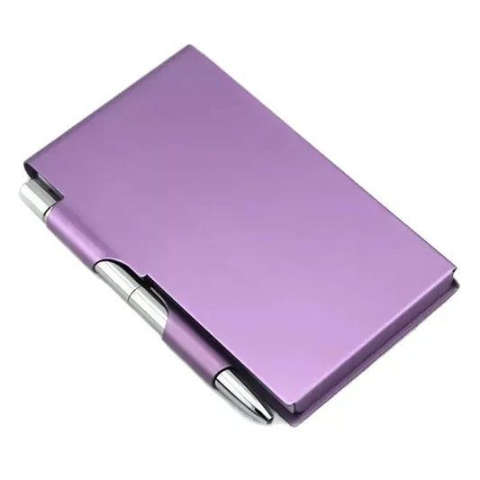 Durable Aluminum Notepad with Pen