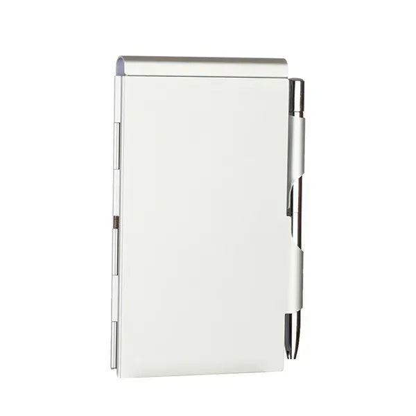 Durable Aluminum Notepad with Pen