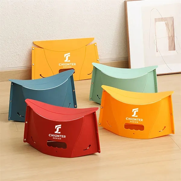 Folding stool, portable plastic stool