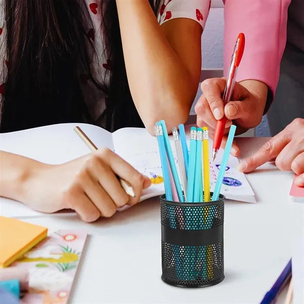 Iron Mesh Pen Holder