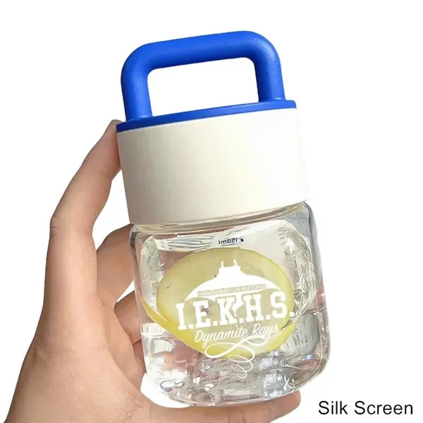10 oz ChubbyGlass Mini Carry Glass Bottle Handled Drink Cup