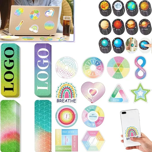 Anxiety Sensory Stickers/Decals Tactile Rough Textured