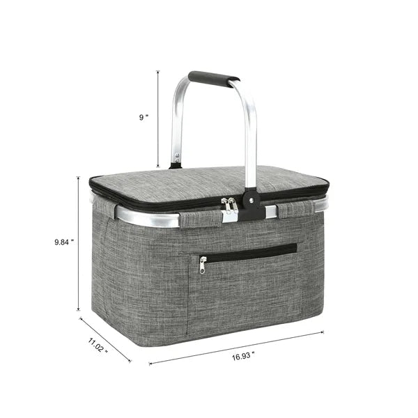 Portable Collapsible Picnic Basket Cooler