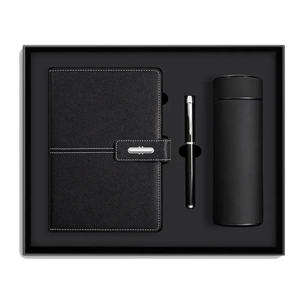 Premium Corporate Gift Set: Insulated Mug, Pen, A5 Notebook
