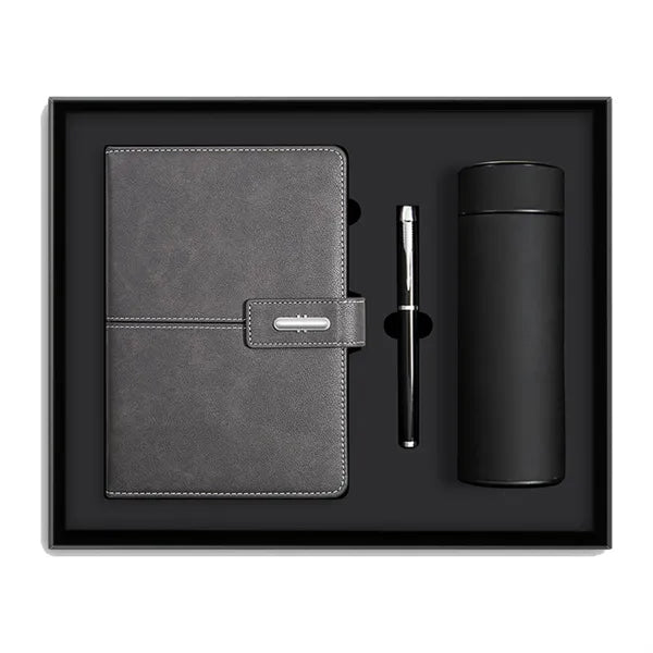Premium Corporate Gift Set: Insulated Mug, Pen, A5 Notebook