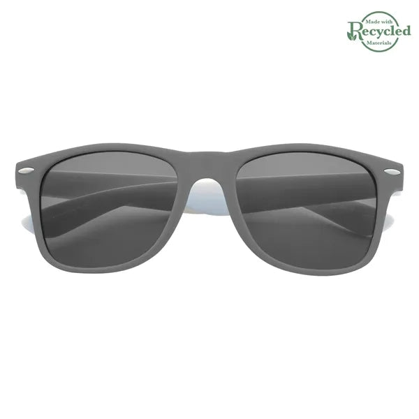 Full Color Colorblock Malibu Sunglasses