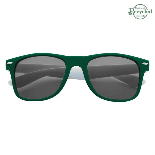 Full Color Colorblock Malibu Sunglasses