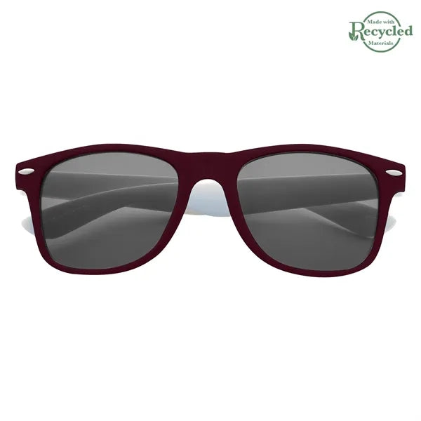 Full Color Colorblock Malibu Sunglasses