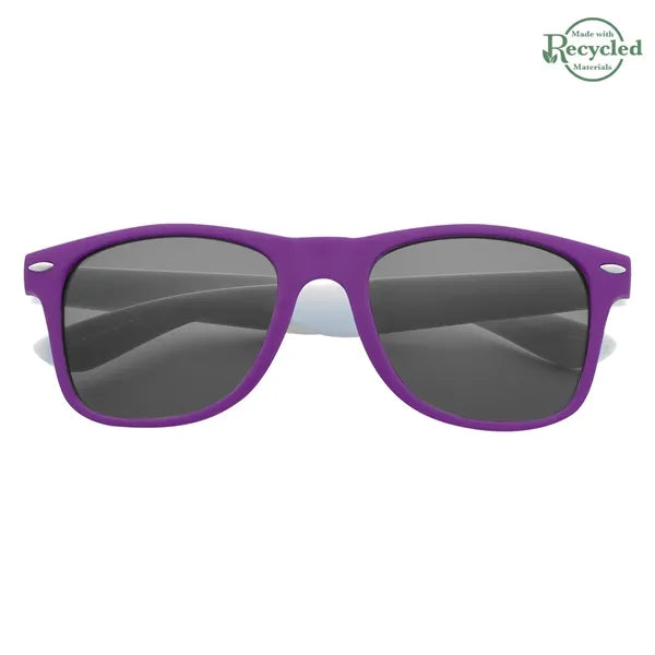 Full Color Colorblock Malibu Sunglasses