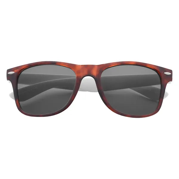 Full Color Colorblock Malibu Sunglasses