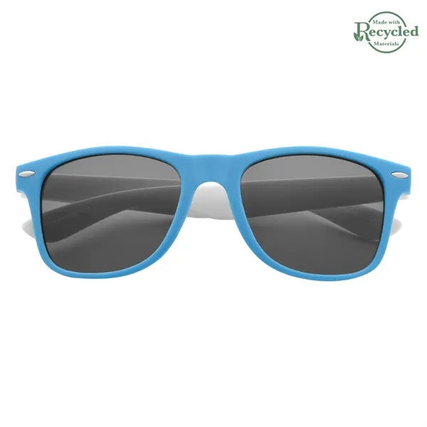 Full Color Colorblock Malibu Sunglasses