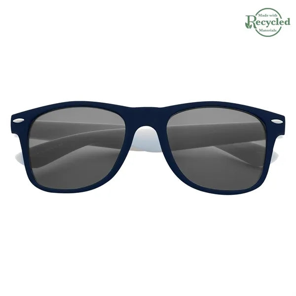 Full Color Colorblock Malibu Sunglasses