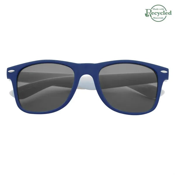 Full Color Colorblock Malibu Sunglasses