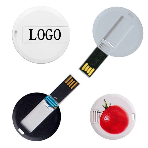 Round Card USB Flash Drive