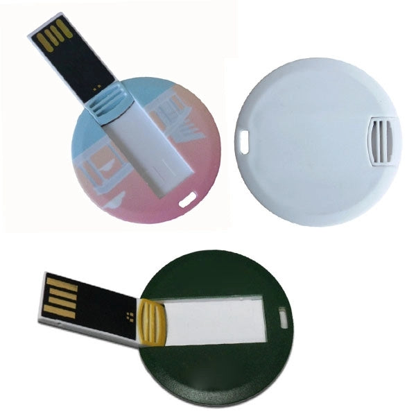 Round Card USB Flash Drive