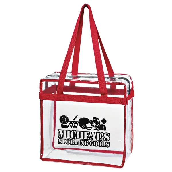 Clear EVA Tote Bag With Zipper