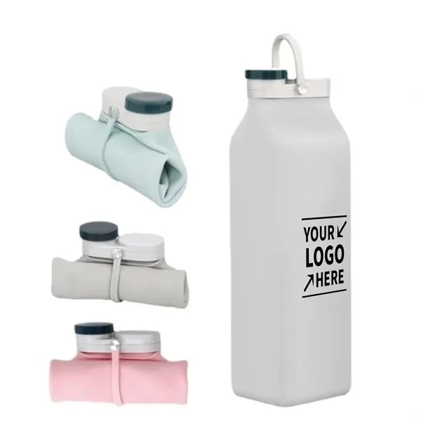 20OZ Foldable Portable Roll-Up Water Bottle